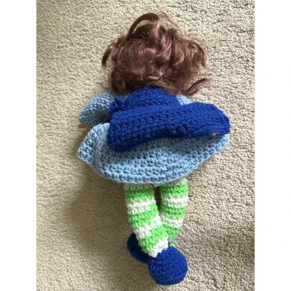 Vintage‎ Strawberry Shortcake and Blueberry Muffin Crocheted Dolls